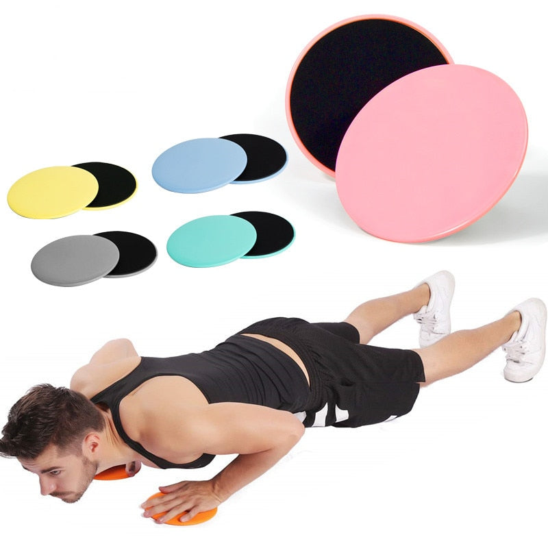Dual Sided Gliding Sport Discs (2pcs)