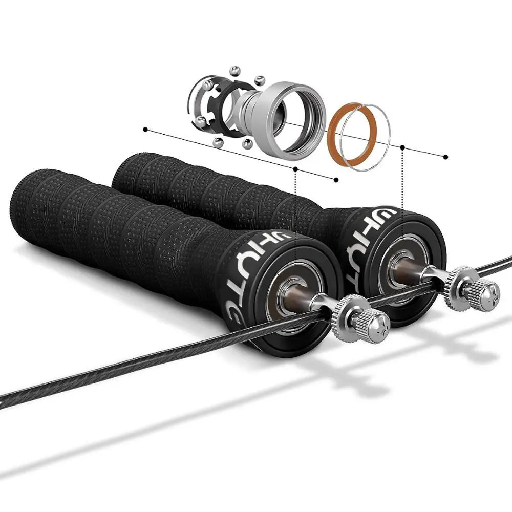 Ergonomic, Anti-Slip Jump Rope for Double Unders