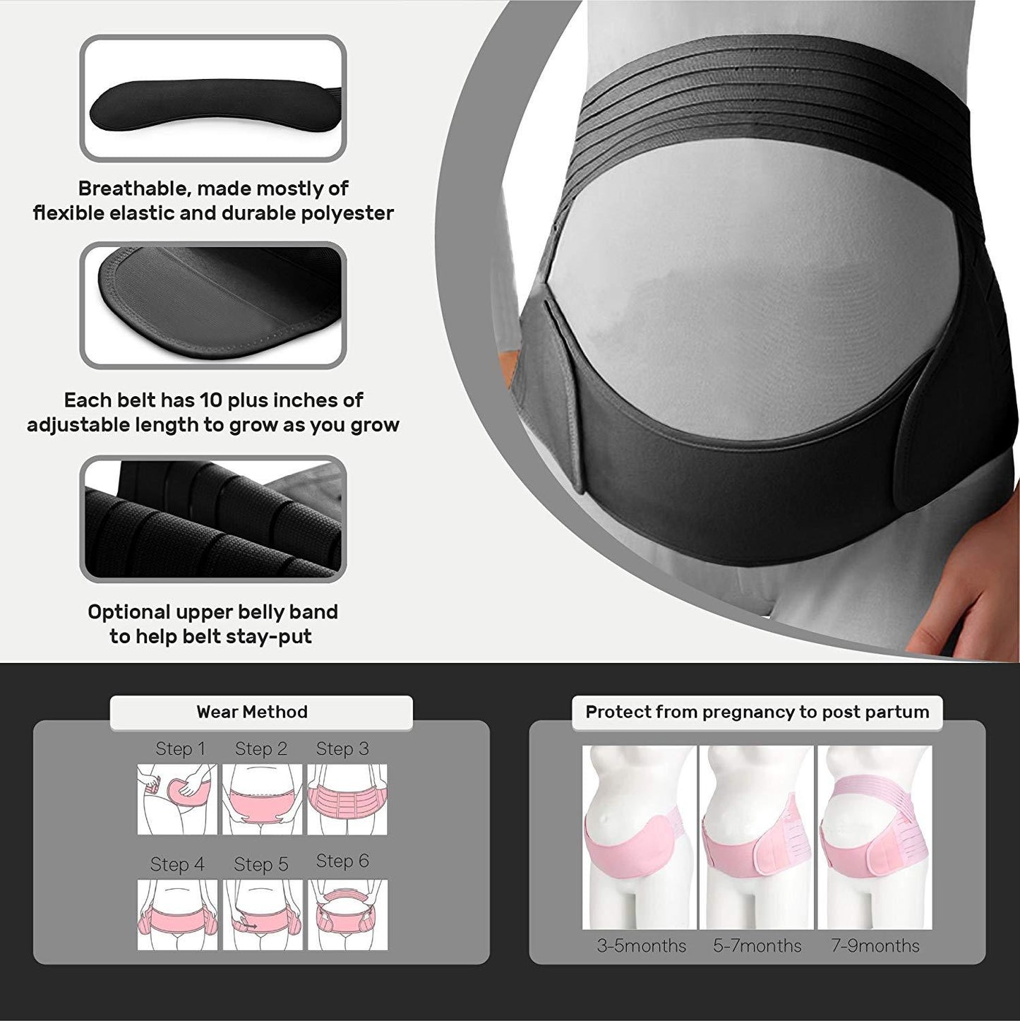Pregnant Maternity Belly Belt