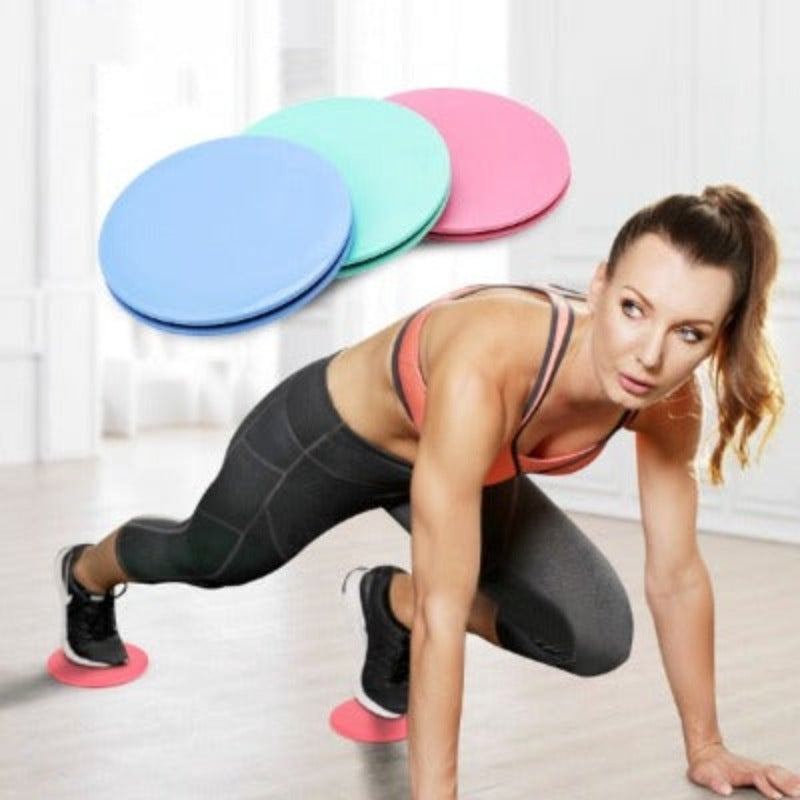 Dual Sided Gliding Sport Discs (2pcs)
